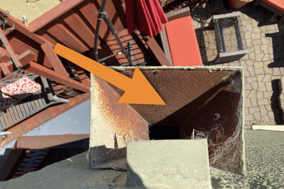 Rusted Scuppers can Lead to Moisture Intrusion 1 rusted scupper